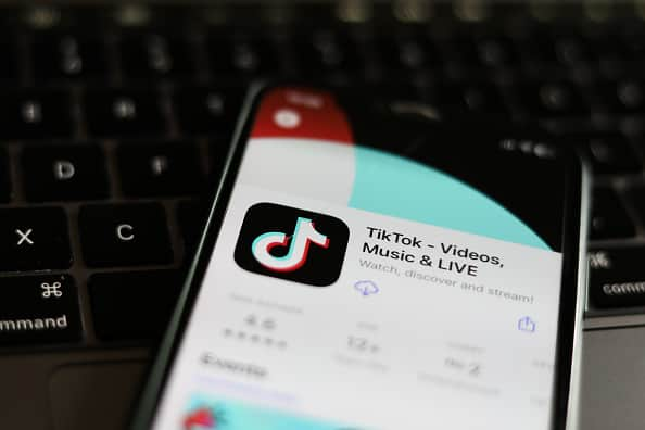 TikTok faces criticism over potential security risks. (Photo by Jakub Porzycki/NurPhoto via Getty Images)