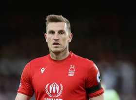 Chris Wood will join Nottingham Forest permanently from Newcastle United in the summer.  (Photo by Catherine Ivill/Getty Images)