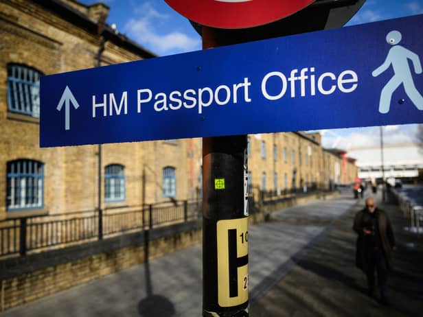 A quarter of the UK Passport Office’s 4,000 staff are expected to walk out during five weeks of strikes, from April 3rd to May 5th in England, Scotland and Wales. (Photo by Leon Neal/Getty Images)