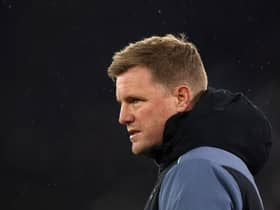 Newcastle United head coach Eddie Howe. (Photo by Alex Pantling/Getty Images)