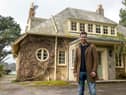 Tom Glanfield at the property he has bought, Sandbanks, Hampshire.  The entrepreneur who bought the ‘world’s most expensive bungalow’ has revealed what it’s like inside - including a “death trap” swimming pool and a leaking roof.  