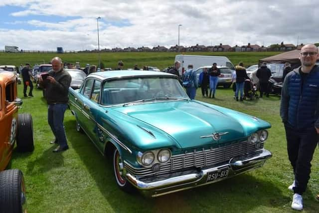 Classic car at Fins and Chrome show