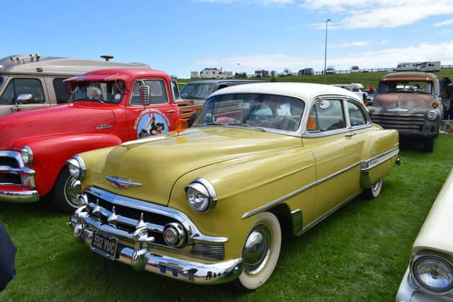 Classic car at Fins and Chrome show