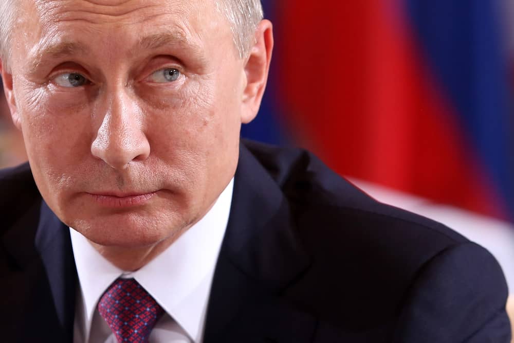 Russian president Vladimir Putin is undergoing chemotherapy treatment, according to top secret US documents leaked from the Pentagon - Credit: Getty Images