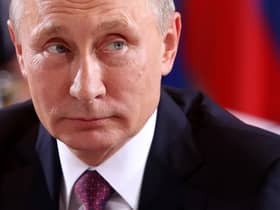 Russian president Vladimir Putin is undergoing chemotherapy treatment, according to top secret US documents leaked from the Pentagon - Credit: Getty Images