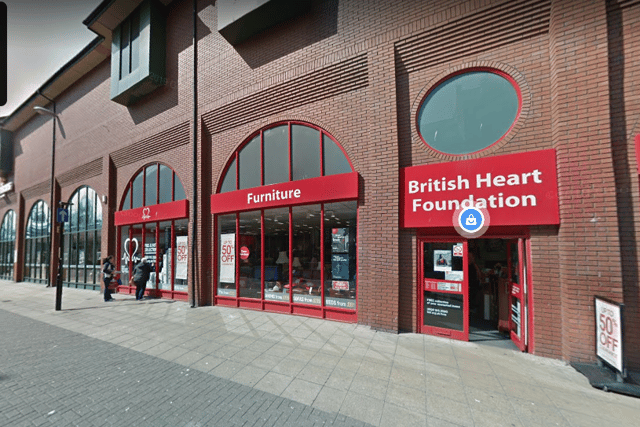 British Heart Foundation Furniture and Electrical in South Shields.