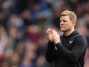 Newcastle United head coach Eddie Howe at the end of the game.
