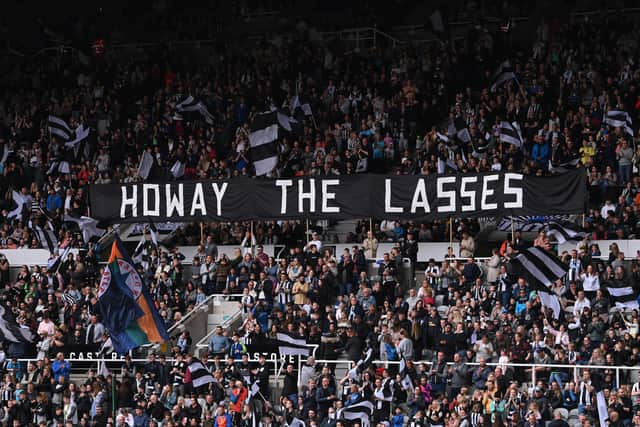 The crowd for a Newcastle United Women game at St James' Park the season before last. (Pic: Getty Images)