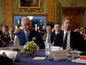 Peace talks between father and son King Charles III and Prince Harry have taken place as they hope to reconcile ahead of the Westminster Abbey ceremony - Credit: Getty Images