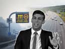 Rishi Sunak has scrapped smart motorways. Credit: Getty/Adobe Stock/Kim Mogg