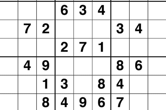 Sudoku puzzle