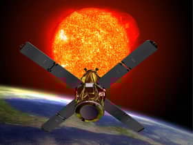A defunct satellite weighing 660 pounds is expected to crash back to Earth in the early hours of Thursday.  Picture by NASA