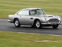 Silver Aston DB5 just like James Bond's car (photo: Getty Images)