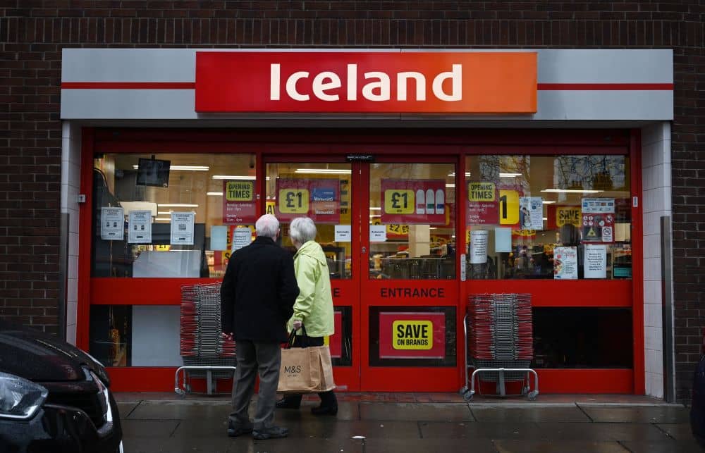 Iceland shoppers over the age of 60 will be able to make a 10% saving on their shopping (image: AFP/Getty Images)