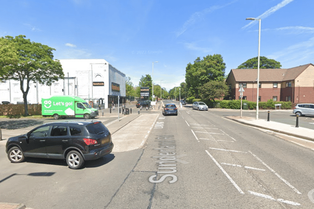 The collision happened on Sunderland Road.