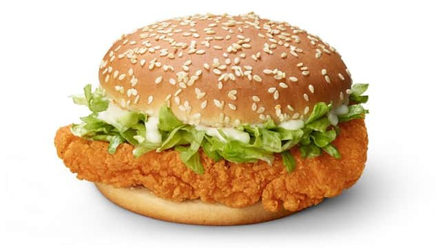 The McSpicy burger will be available at McDonald’s from 27 April (Photo: McDonald’s)