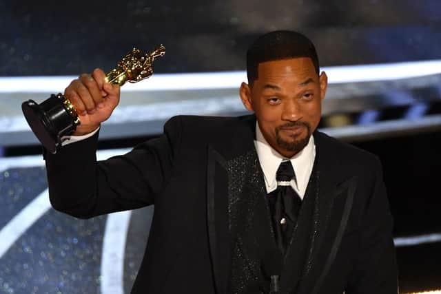 Smith later apologised for his outburst while accepting his award for Best Actor (Photo: Getty Images)