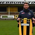 Hebburn Town player-manager Daniel Moore (photo Hebburn Town FC)