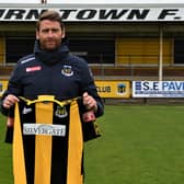 Hebburn Town player-manager Daniel Moore (photo Hebburn Town FC)