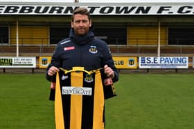Hebburn Town player-manager Daniel Moore (photo Hebburn Town FC)