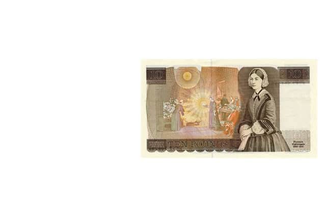 In 1975 Florence Nightingale appeared on the £10 note (photo: Bank of England)