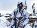 A Ukranian soldier in a trench in the east of the country (photo: Brendan Hoffman/Getty Images)