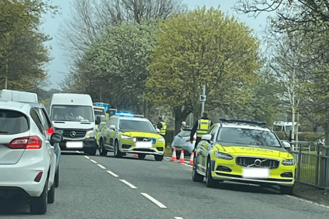 Emergency services were called to Temple Park Road.