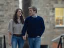 A first look at the characters of Prince William and Kate Middleton in The Crown season six have been released