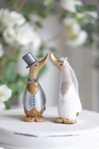 Cute wedding ducks are a perfect gift for couples!