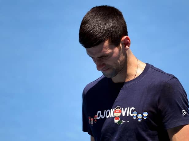 Novak Djokovic has lost a judicial review to have the cancellation of his Australian visa quashed following a hearing at the Federal Court of Australia (Photo: Getty Images)