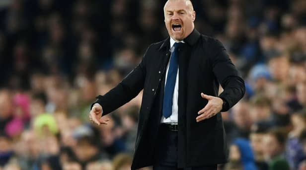 Everton manager Sean Dyche last night.