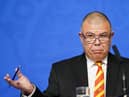 Britain’s Deputy Chief Medical Officer for England Jonathan Van-Tam attends a media briefing on the latest Covid-19 update, at Downing Street, central London on November 29, 2021 (Photo by STEFAN ROUSSEAU/POOL/AFP via Getty Images)
