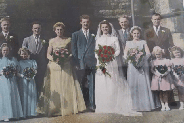 The couple were married at St Stephen’s Church in South Shields.