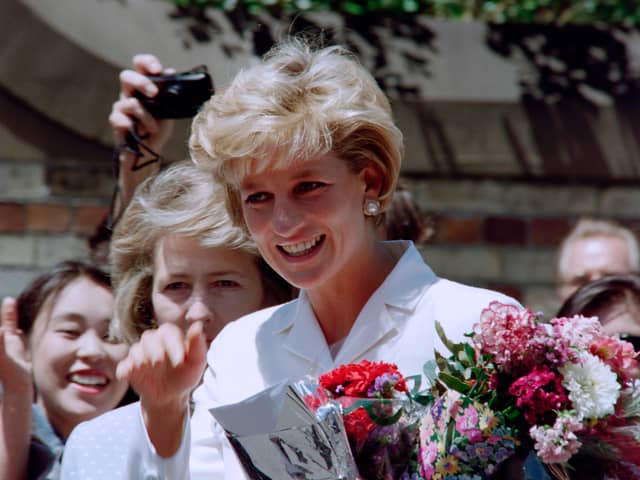 Diana, Princess of Wales, smiles as she meets wellwishers outside St Vincent's Hospice in Sydney on November 2, 1996, her last official engagement in Australia.