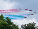 The Red Arrows route and timings have been announced for the King’s coronation on Saturday (May 6)