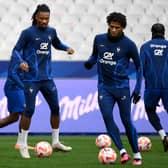 French defender Jean-Clair Todibo (R) has been linked with Newcastle United (Getty) 