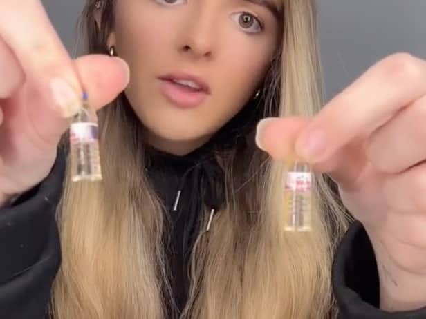 Content creator Summer Reeves loves bottled water and was excited when she found a bargain deal online - 10 Evian water bottles for £3. But all was not as it seemed.