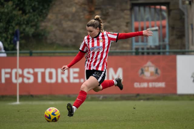 Megan Beer is a traditional right back for Sunderland AFC Ladies. Photo: SAFC.