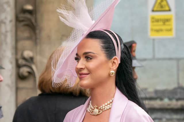 Katy Perry at the coronation of King Charles III