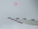 A photographer has snapped a ‘UFO’ - flying over the Coronation.  