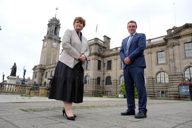 Leader of South Tyneside Council, Tracey Dixon, and the chief executive, Jonathan Tew. 