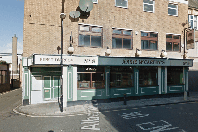 The incident happened at Annie McCarthy’s bar, now known as Canny Annie’s, in South Shields. Photo: Google Maps. 