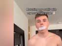 In the video, posted on June 23 last year, the Channel 4 star walking towards the camera holding up a HQD WAVE disposable e-cigarette in its packaging.