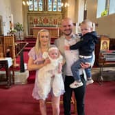 Layla's christening day