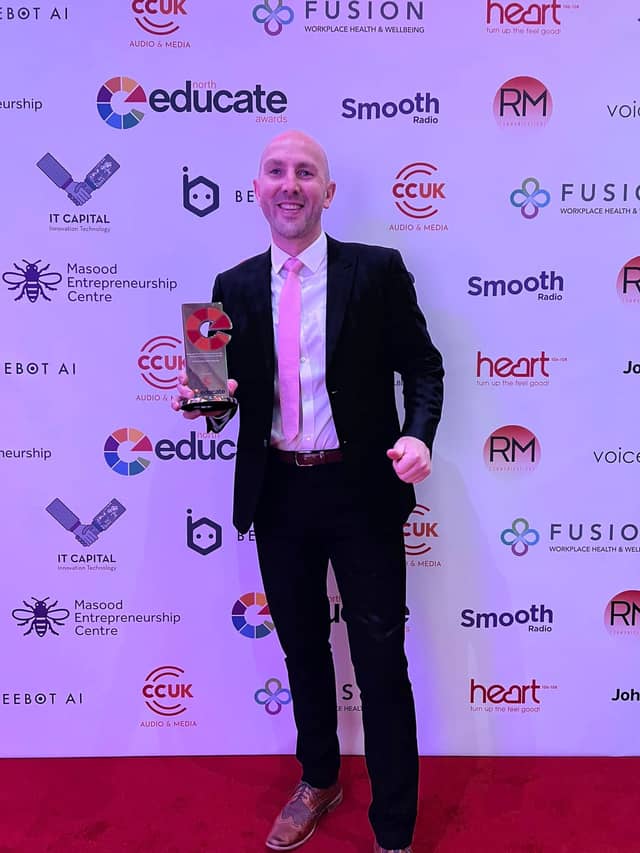 Chris Rue South Tyneside becomes head teacher of the year