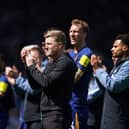 Newcastle United head coach at Elland Road.