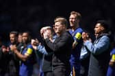 Newcastle United head coach at Elland Road.