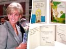 Princess Diana's adult humour greetings cards featuring sexual innuendos she sent to the King of Greece