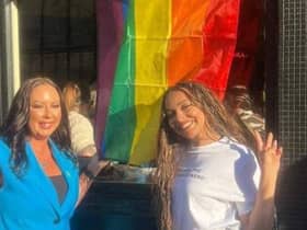 Natalie Lascelles and Jade Thirlwall