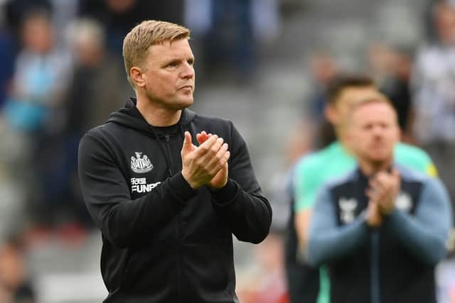 Newcastle United head coach Eddie Howe.